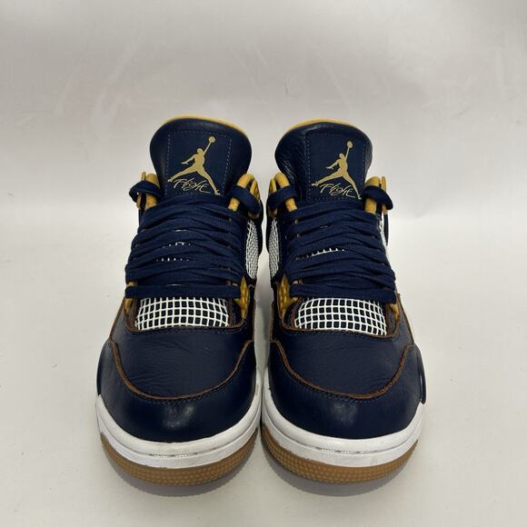 Nike Air Jordan IV 4 Retro “Dunk From Above/Navy Gold” display picture 3